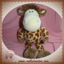 NICI SOS DOUDOU OURS GIRAFE TACHETE ECRU MARRON