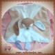 NATTOU SOS DOUDOU FAON LAPIN EMIL PLAT BLEU MARRON