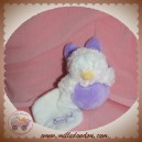 BABYNAT SOS DOUDOU POUSSIN CANARD BLANC DEGUISE EN LAPIN VIOLET MOUCHOIR