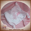 DISNEY SOS DOUDOU MOUCHOIR PLAT ROSE BABY MINNIE SOS