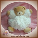 KALOO SOS DOUDOU OURS CORPS BOULE BLANC POIL