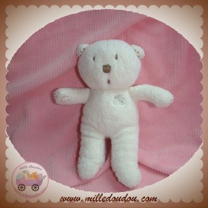 TARTINE ET CHOCOLAT SOS DOUDOU OURS ECRU BLANC 15 CM