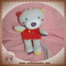 SUCRE D'ORGE SOS DOUDOU OURS GRIS CORPS ROUGE OISEAU TETINOU