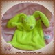 NICOTOY SIMBA SOS DOUDOU LAPIN PLAT VERT JAUNE FLUO KIABI