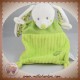 NICOTOY SOS DOUDOU LAPIN BLANC PLAT VERT OISEAU ROND