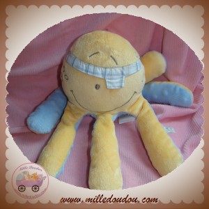 NOUKIE'S SOS DOUDOU PIEUVRE CALYPSO JAUNE BLEU PIRATE