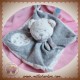 TEX SOS DOUDOU OURS BLANC PLAT GRIS ETOILES