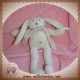 SERGENT MAJOR SS DOUDOU LAPIN BLANC ECHARPE VICHY MARRON BEIGE