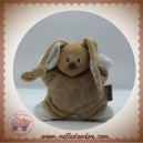 NATTOU SOS DOUDOU LAPIN QUASI PLAT BEIGE MARRON CAPPUCINO HOCHET