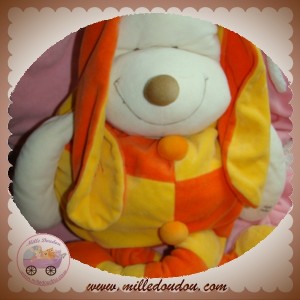 DOUDOU ET COMPAGNIE SOS CHIEN PATOU ORANGE ET JAUNE RANGE PYJAMA