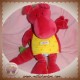 SIGIKID SOS DOUDOU DRAGON ROUGE MARIONNETTE JAUNE VERT