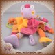 BABYSUN SOS DOUDOU GRENOUILLE LOMOLOS PLAT VIOLET ROSE ORANGE EVEIL