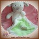 NICOTOY SOS DOUDOU CHIEN BLANC MOUCHOIR VERT SOS