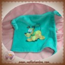 DISNEY SOS DOUDOU MOUCHOIR PLAT VERT CHIEN PLUTO NOEUD CARREFOUR