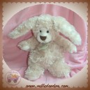 HISTOIRE D'OURS DOUDOU LAPIN BEIGE ECRU BOUCLETTE POIL SOS