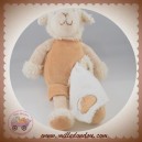 BABYNAT BABY NAT SOS DOUDOU MOUTON BLANC ECRU BEIGE MOUCHOIR