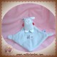 SUCRE D'ORGE SOS DOUDOU LAPIN CHIEN CAPE MOUCHOIR PLAT GRIS COEUR ROUGE