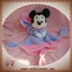 DISNEY SOS DOUDOU MINNIE DEGUISE EN LAPIN PLAT VIOLET ROSE