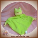 FL HET EEK SOS DOUDOU GRENOUILLE PLAT LOSANGE VERT JAUNE NOEUD