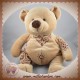 HISTOIRE D'OURS SOS DOUDOU OURS MARRON BEIGE ETHNIQUE