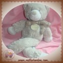 DOUDOU ET COMPAGNIE OURS BONBON TAUPE GRIS 37 CM SOS