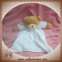 TAKINOU SOS DOUDOU OURS BEIGE PLAT BLANC ANGE OURS