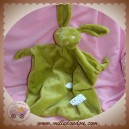 AU NOM DE LA ROSE SOS DOUDOU LAPIN PLAT VERT AFEC