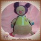 MOULIN ROTY DOUDOU OURS SOURIS MARRON VERT LAINE VIOLET PETITPAS SOS