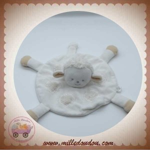 BRIOCHE SOS DOUDOU MOUTON BLANC PLAT ROND NUAGE