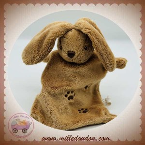 NICOTOY SOS DOUDOU LAPIN PLAT MARRON EMPREINTES