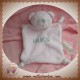 IKKS DOUDOU OURS PLAT ROSE MARQUE GRIS SOS