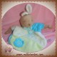 TOODO DOUDOU LAPIN ECRU MARIONNETTE BLEU VERT ANCRE BATEAU SOS