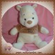 DISNEY SOS DOUDOU OURS WINNIE L'OURSON ECRU MARRON ABEILLE