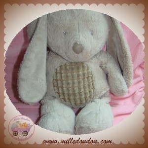 TEX SOS DOUDOU CHIEN LAPIN TAUPE MARRON