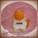 SUCRE D'ORGE SOS DOUDOU CHAT ORANGE PLAT BLANC