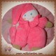 AJENA DOUDOU LUTIN POUPEE HOCHET ROSE SOS