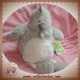 DIMPEL SOS DOUDOU POULE CARINE GRIS BLANC 30 CM