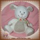 NICOTOY SOS DOUDOU MOUTON BLANC BEIGE ECHARPE