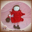 JACADI SOS DOUDOU FILLE CHAPERON ROUGE HOCHET