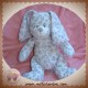 NICOTOY SOS DOUDOU LAPIN BLANC TACHETE GRIS SIMBA