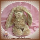 BUKOWSKI SWEDEN SOS DOUDOU LAPIN POIL BEIGE MARRON NOEUD