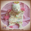 BABYNAT BABY NAT SOS DOUDOU CHAT MARIONNETTE MIAOU BEIGE ROSE FLEUR