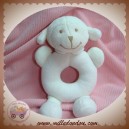 BOUT'CHOU SOS MONOPRIX DOUDOU MOUTON AGNEAU BLANC ROSE