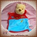 DISNEY SOS DOUDOU OURS WINNIE L'OURSON JAUNE PLAT ROUGE BLEU POOH ABEILLE