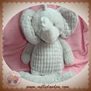 TEX SOS DOUDOU ELEPHANT GRIS TAUPE MARRON GAUFFRE