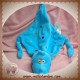 CARREBLANC SOS DOUDOU RHINOCEROS PLAT BLEU POINTS