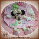 DISNEY SOS DOUDOU SOURIS MINNIE PLAT ROND ROSE TISSU NICOTOY