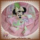 DISNEY SOS DOUDOU SOURIS MINNIE PLAT ROND ROSE TISSU NICOTOY