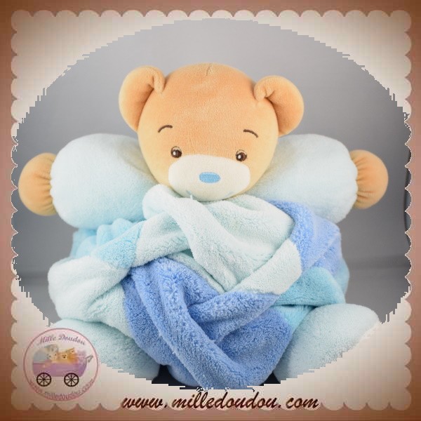 KALOO Doudou lapin boule plume rose 30 cm