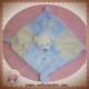 AUCHAN SOS DOUDOU OURS ECRU PLAT BLEU DEGUISE LAPIN SNC OIA